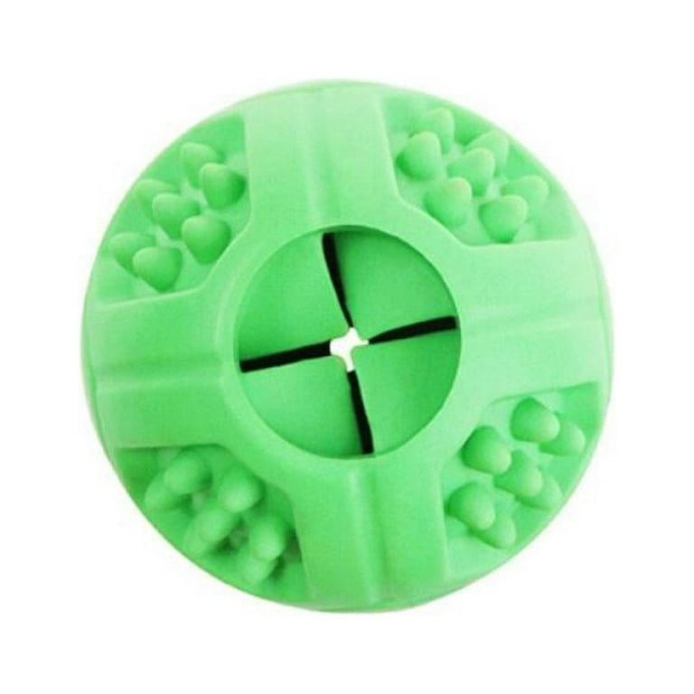 Wisremt Interactive Dog Toys Ball Rubber Durable Dog Chew Treat