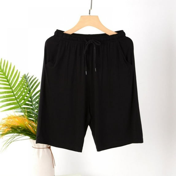 Wisremt Mens Sleeping Stretch Boxer Shorts Ultra-Soft Lounge Pajama Bottoms with Pockets