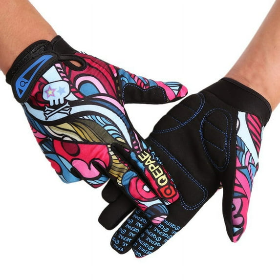 Wisremt Qepae Cycling Gloves Windproof Racing Riding Sports Gloves Bike Bicycle Thermal Motorcycle Skiing Full Finger Gloves