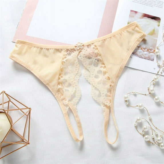 Wisremt Women's Lace Hollow Out Underwear Women Seamless Panties G-String Briefs Lingerie Tanga Thong New 2018