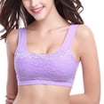 thumbnail image 1 of Wisremt Women's Lace Yoga Bra Seamless Underwear Fitness Sports Wire-Free Bra, 1 of 3
