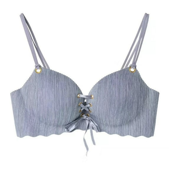 Wisremt Women's Sexy Wire-Free Seamless Push Up Bras Beauty Back Lingerie