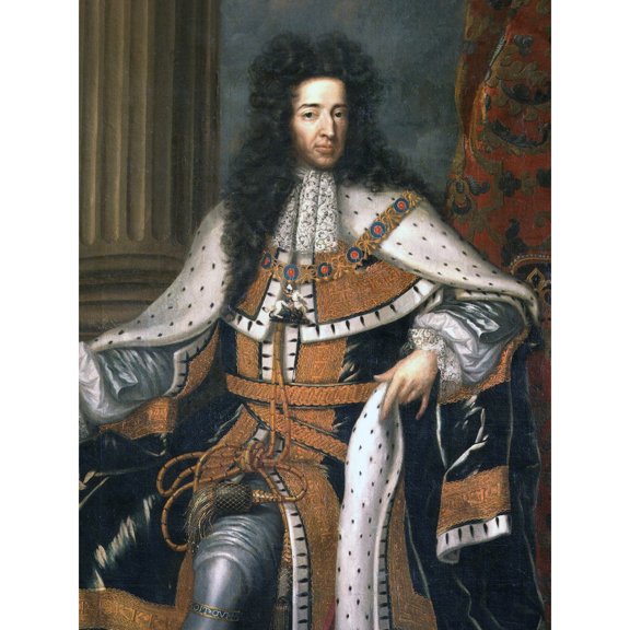 Wissing Portrait King William III England Orange Painting Extra Large Art Print Wall Mural Poster Premium XL