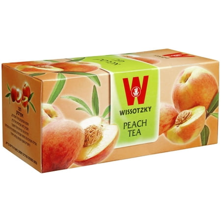 Wissotzky Herbal Tea, Peach Fruit, 1.76 Oz