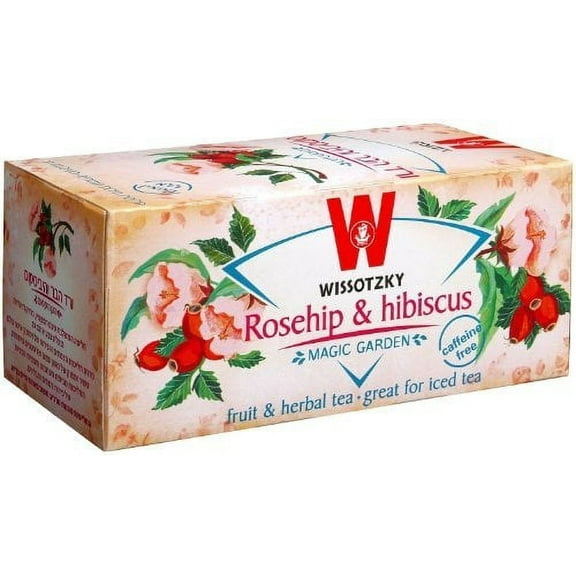 Wissotzky Herbal Tea Rosehip & Hibiscus, 1 Pack