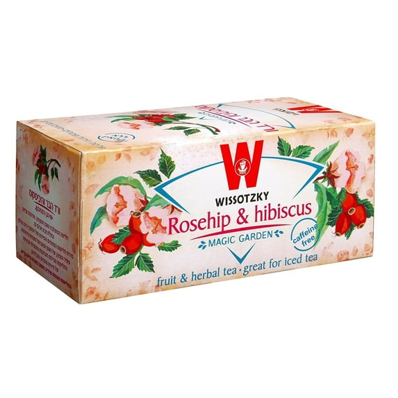 Wissotzky Herbal Tea Rosehip & Hibiscus, 6 Pack