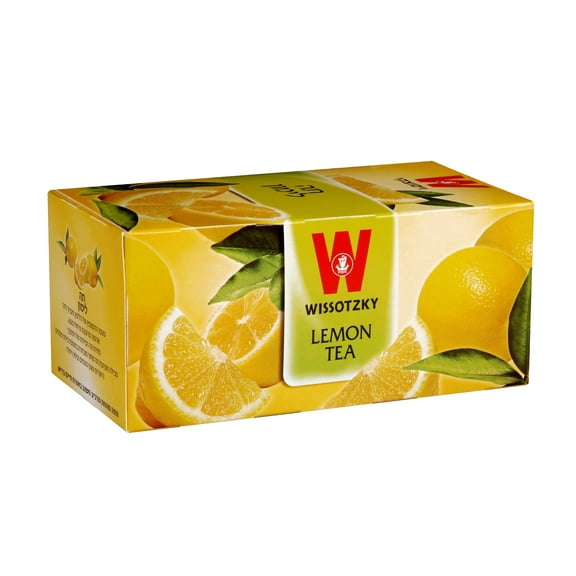 Wissotzky Lemon Tea 1.76 Oz (Pack of 6)