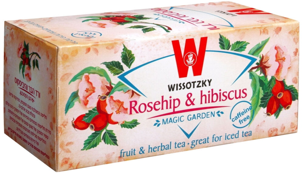 Wissotzky Rosehip & Hibiscus Tea 2.11 oz (pack of 3)