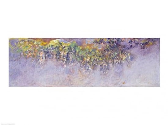 Wisteria 1919-20 Canvas Art - Claude Monet (24 x 18)