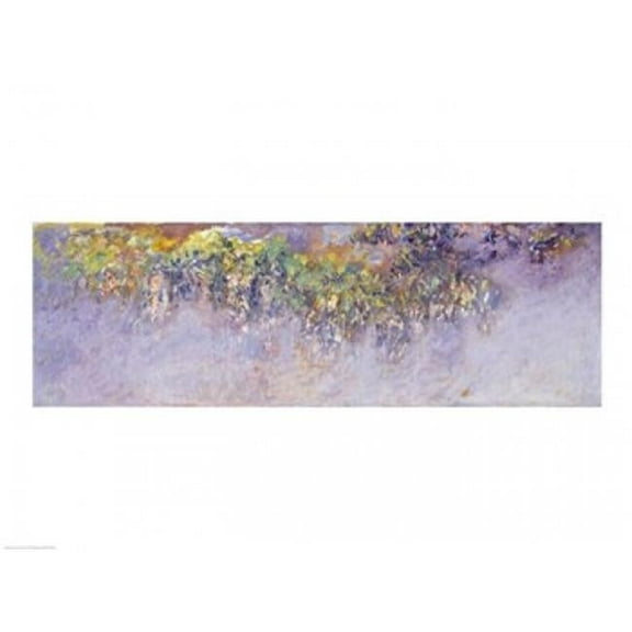Wisteria 1919-20 Poster Print by Claude Monet - 24 x 18 in.