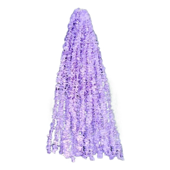 Wisteria Flower Vines Garland, 39 Inch Artificial Flower Strings, Fake Hanging Flowers, Garland Silk Flowers String Party Wisteria Garland , Flower Vine for Wedding Garden Decor
