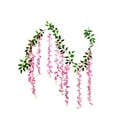thumbnail image 1 of Wisteria Flower Vines Garland 6.56 Ft Artificial Silk Flowers - Hanging Wisteria String for Wedding, Garden, and Home Decor, Pink, Garland, 1 of 5