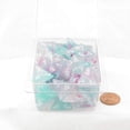 thumbnail image 1 of Wisteria Nebula Luminary Dice with White Numbers 16mm (5/8in) D4 Set of 50 Wondertrail, 1 of 2