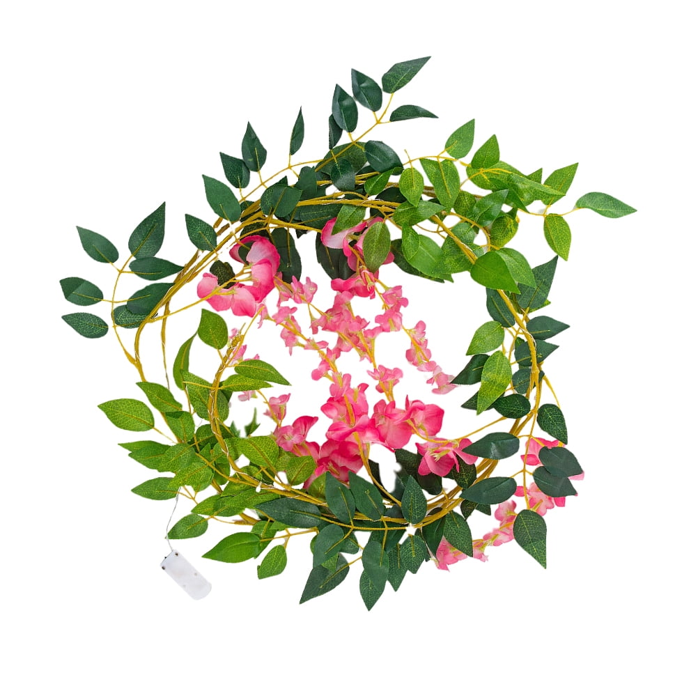 Wisteria String Lights LED Flower Garland Bling Bedroom Decor