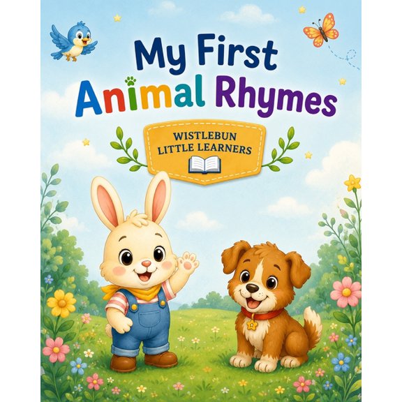 Wistlebun Little Learners My First Animal Rhymes: 15 Original Animal Rhymes for Toddlers Ages 2-3, Book 2, (Paperback)