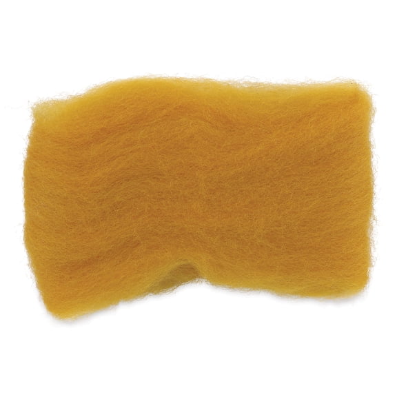 Wistyria Editions 100% Wool Roving - Butterscotch, 14"