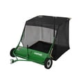 thumbnail image 1 of Wisykoke 44 Inch Tow Behind Lawn Sweeper, 29 Cu. Ft Heavy Duty Large Leaf Grass Collector, Tool‑Free Adjustable Brush Height, Dumping Rope for Riding Mower, Yard Driveway Sidewalk Debris Cleanup, 1 of 8