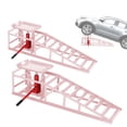 thumbnail image 1 of Wisykoke 5 Ton Hydraulic Car Ramps Set of 2, Heavy Duty 11000 LBS Low Profile Portable Car Lift Ramp for Oil Change & Garage Repair, Steel Ramps for Trucks, Low Cars, 1 of 9