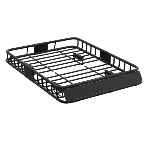 Wisykoke 51" x 36" x 5" Universal Roof Rack Basket, 200lbs Weather Resistant Top Mount Cargo Rack, Luggage & Camping Gear Storage for Car, Truck or SUV Transport