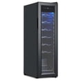 thumbnail image 1 of Wisykoke Mini Wine Fridge 14 Bottle, Wine Cooler Temperature Adjustment Range 41~64°F, Wine Fridge Small with Triple Pane Clear Glass Door, Wine Coolers for Home, 1 of 8