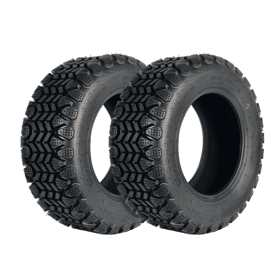 Wisykoke Set of 2 24x8-12 ATV UTV Tires 24 8 12 All Terrain Tires for Trail, Desert, Mud, Dirt, Street, Sand, 4PR Tubeless Black