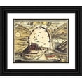 thumbnail image 1 of Wit, Frederick de 32x26 Black Ornate Wood Framed with Double Matting Museum Art Print Titled - Athens Greece, 1 of 4