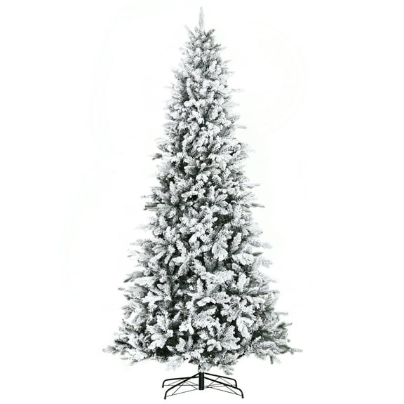 Witaxima 9 Foot Pine Snow Flocked Christmas Tree for Holiday Decor