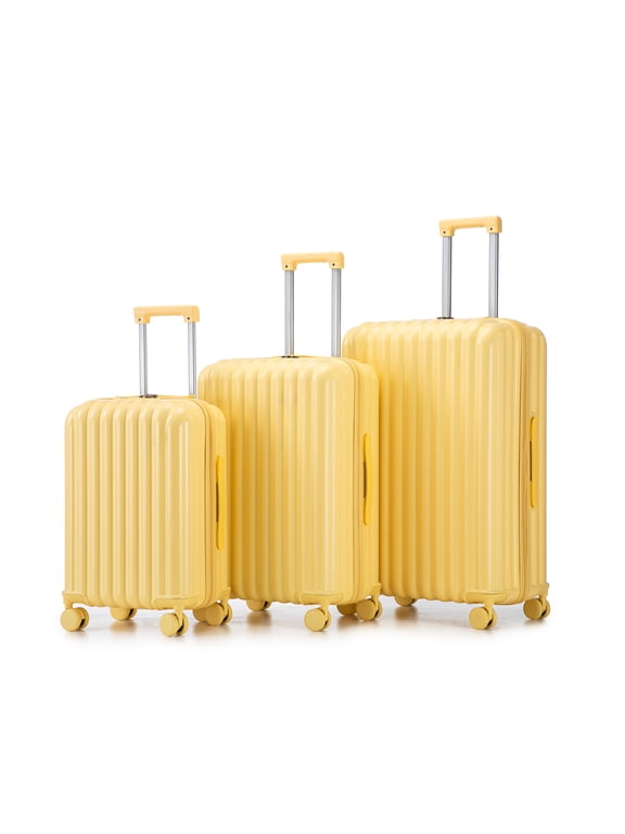 ABS Hard Shell Spinner Luggage Set with USB Charging Port