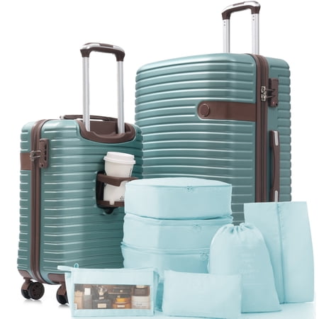 Witaxima ABS Hardshell Luggage Set with Silent Wheels TSA Lock