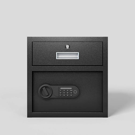 Witaxima Steel Security Safe, Electronic Keypad, 1.69 Cubic Feet, Black, for Cash/Jewelry