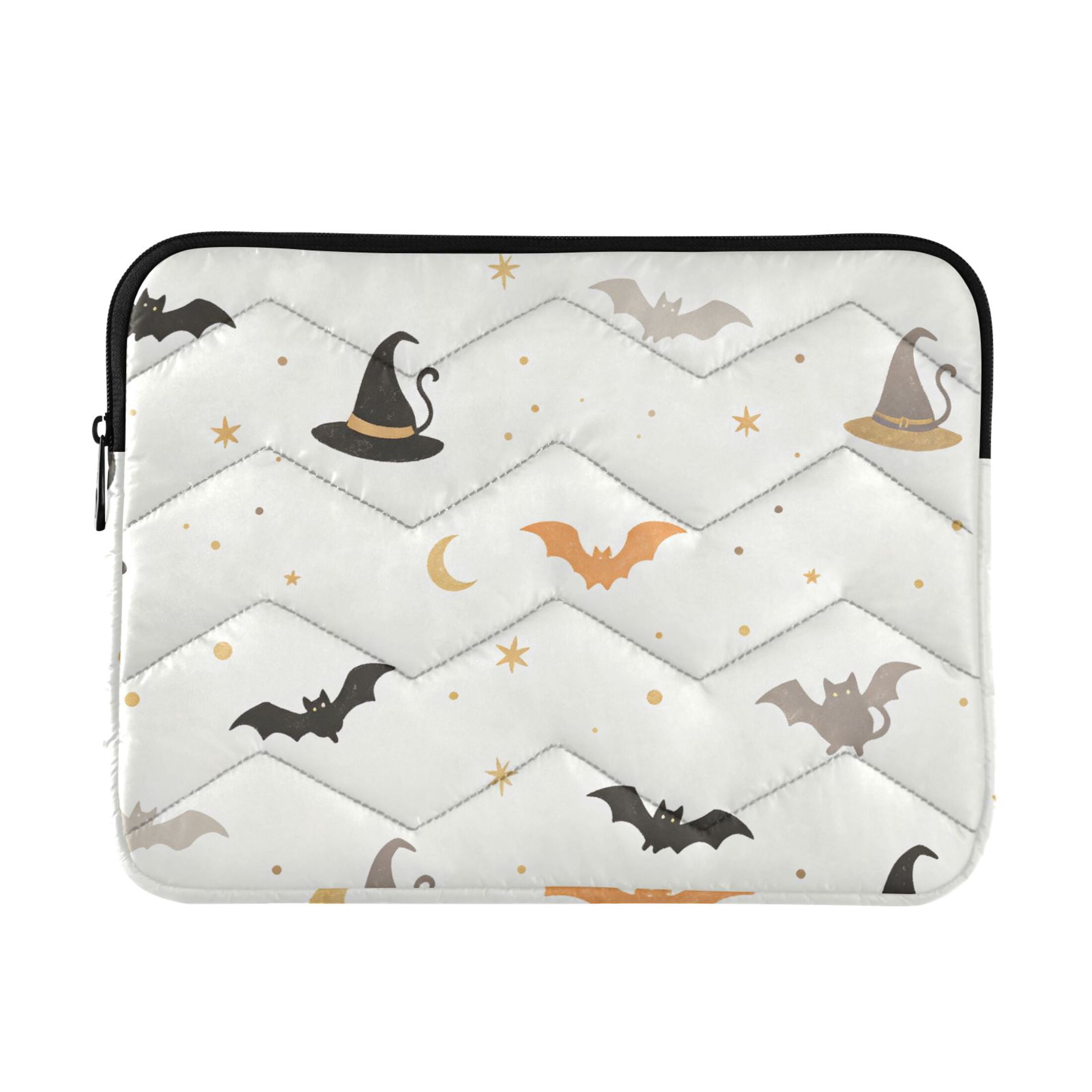Witch Bat Printed Laptop Sleeve 13-14 Inch Computer Bag & Laptop Case ...