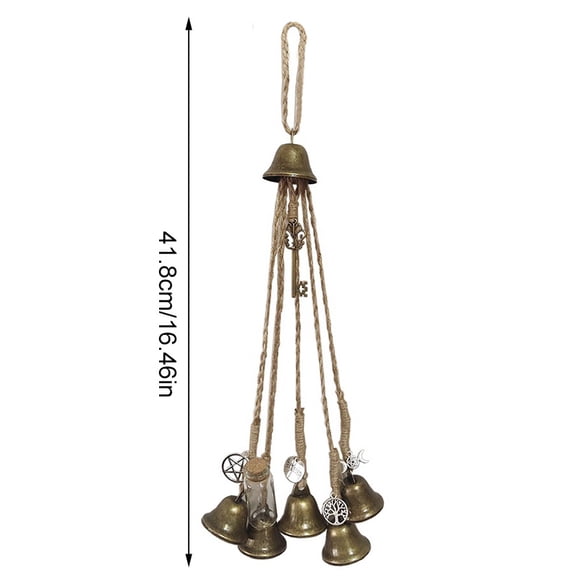 Witch Bells Door Handmade Altar Decoration Handmade Witch Wind Chime Bells Handmade Wind Chime Good Luck Wind Chime