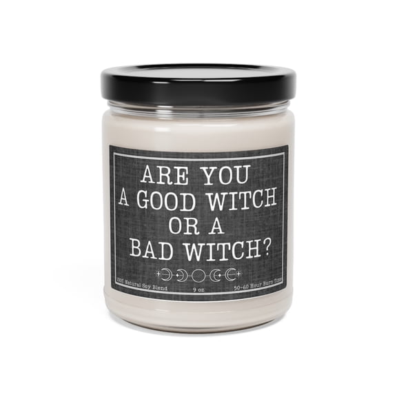 Witch Candle, Witchy Gift for Her, All Natural Soy Candle