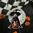 thumbnail image 1 of Witch Cat Acrylic Keychain Style A Adorable Halloween Bag Charm, 1 of 9