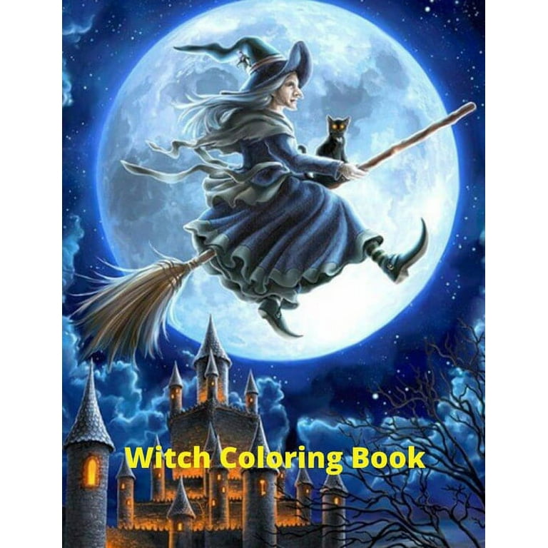 BEAUTIFUL WITCHES Coloring Book by Adult Coloring Books
