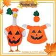 thumbnail image 1 of Witch Costume Set for 23 Inch Porch Goose, Halloween Lawn Statue Clothes with Pointed Hat, Outdoor Garden Yard Decoration, 1 of 7