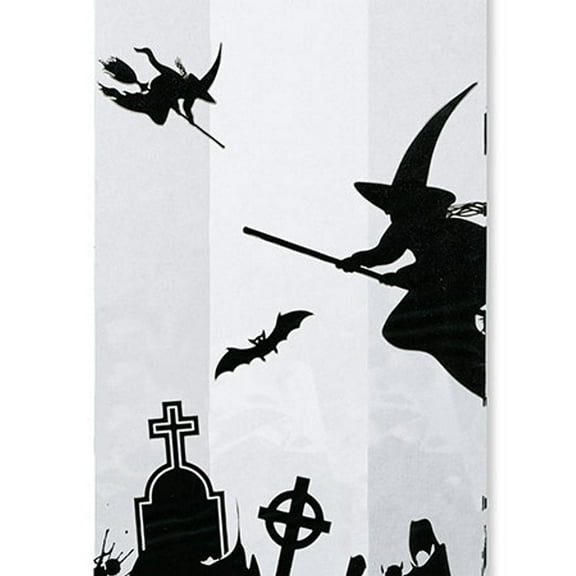 Witch Dance Halloween Clear Cello Bags - 11in. X 5in. X 3in. 20 Pack