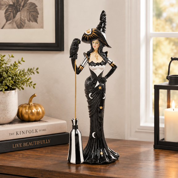 Witch Decor - Magic Holding Broom