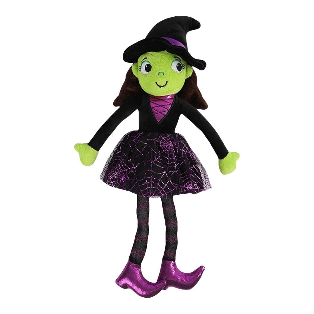 Witch Doll Lovely Stuffed Witch Doll For Halloween Cute Plush Toy