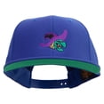 thumbnail image 1 of Witch Embroidered Wool Blend Prostyle Snapback - Royal OSFM, 1 of 5