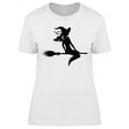 thumbnail image 1 of Witch Girl On A Broom T-Shirt Women -Image by Shutterstock, Female XX-Large, 1 of 2