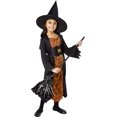 thumbnail image 1 of Witch Halloween Costume for Children, Girls Size S (6/6X), by Way to Celebrate, 1 of 6