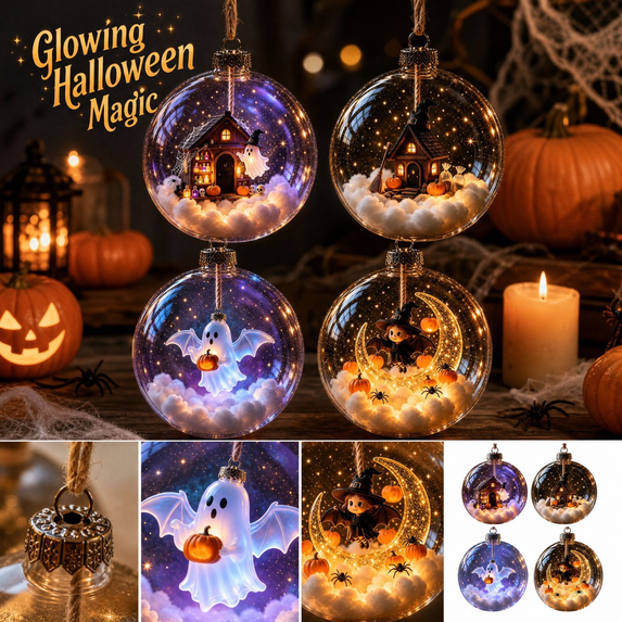Witch Halloween Decor, Haunted House Decor, Purple Halloween Decor with Pumpkin