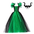 thumbnail image 1 of Witch Halloween Luxury Costumes Vampire Dress With Accessories for 2-12T, 1 of 5