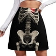 thumbnail image 1 of Witch Halloween Skirt Woman Tarot Sun Moon Stars Print Modern Mini Skirts High Waist Stree, 1 of 7