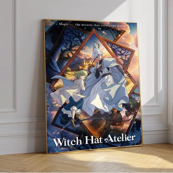 Witch Hat Atelier Poster Anime Wall Art, Atelier of Witch Hat Manga Print, Fantasy Anime Decor, Coco Witch Hat Atelier Gift Unframed Size 24''x36'' GooGate