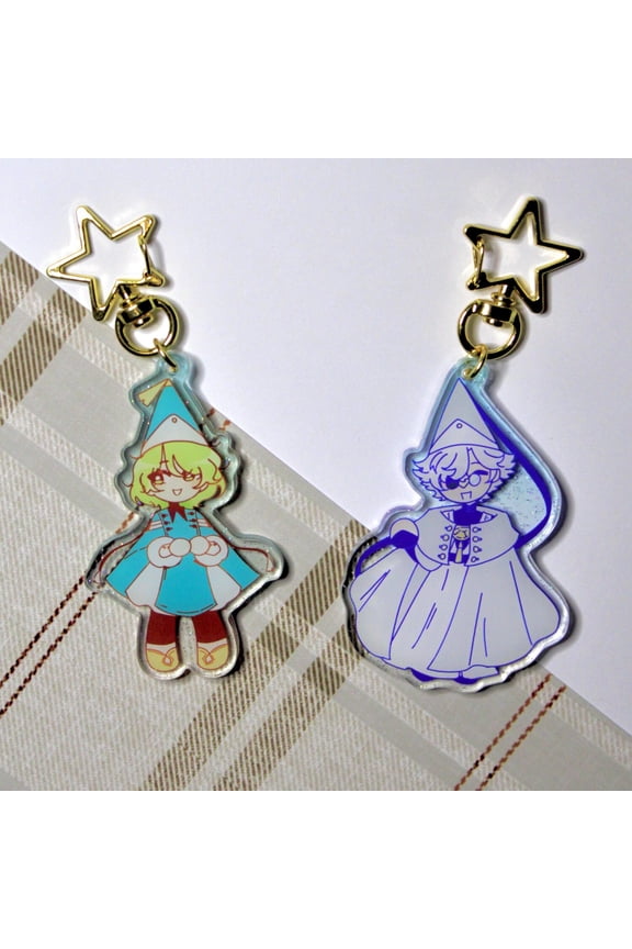 Witch Hat Atelier [WHA] glitter acrylic keychains (1 keychain)