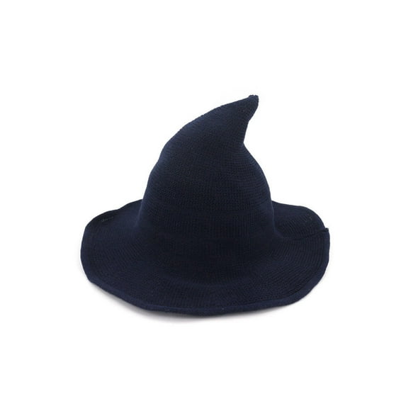 Witch Hat Creative Spire Design Solid Wide Brim Adult/Kids Hat