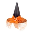thumbnail image 1 of Witch Hat Decor Adult Kids,Halloween Witch Hat Decorations,Womens Witch Hat for Halloween Party,Halloween Witch Hats Halloween Party Witch Hats,Costume Accessories ,Fancy Dress Foldable Witch Hat, 1 of 6