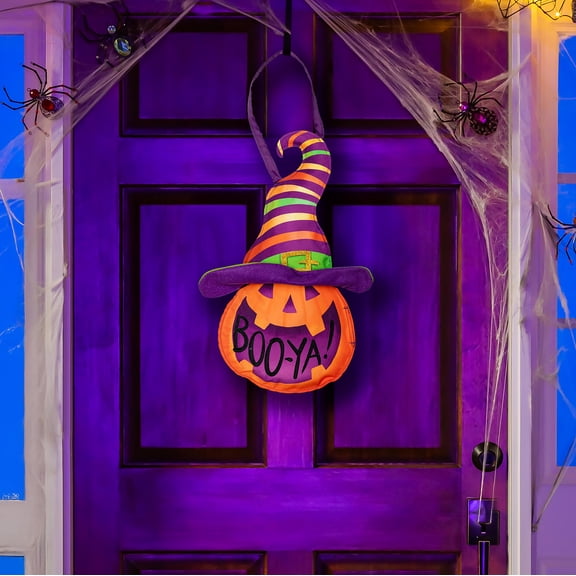 Witch Hat Door Dcor, Boo-Ya